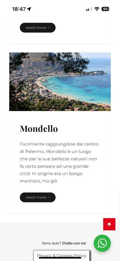 Casa Vacanze La Rocca 2 Apartman Palermo Kültér fotó